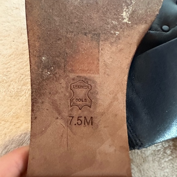 Tory Burch Blue and Brown Sandals - Picture 5 of 5